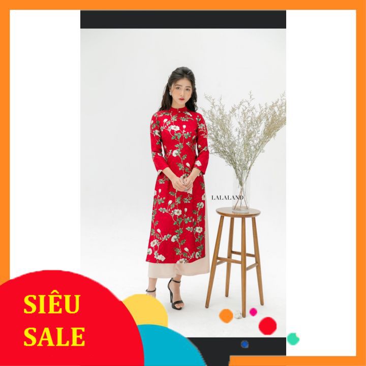 [BÃO SALE] Áo Dài Cách Tân Lụa Nhật ,Mẫu Siêu Xinh