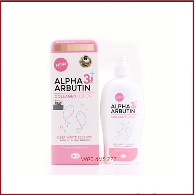 [Hàng chính hãng]Sữa dưỡng thể Collagen Alpha Arbutin, KYRA ALPHA ABUTIN B,Ready 2 White Cathy Doll Whitener Body Lotion