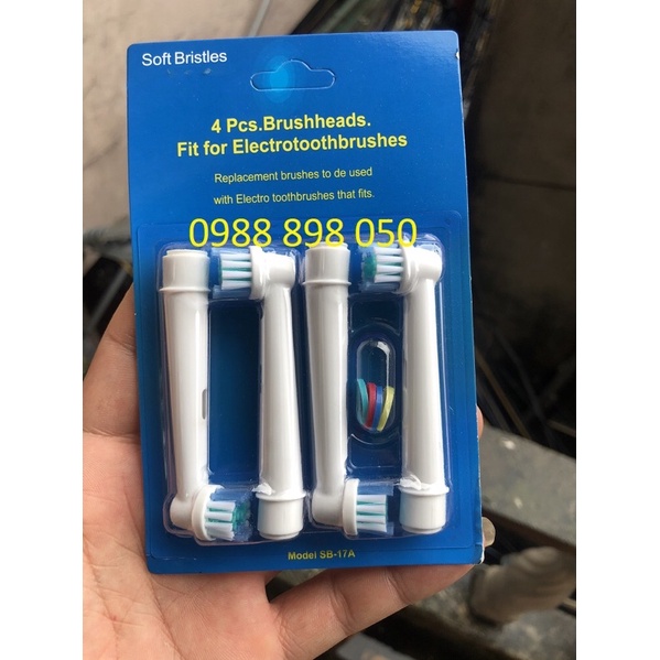 Vỉ 4 chiếc Đầu bàn chải điện Oral-B Braun