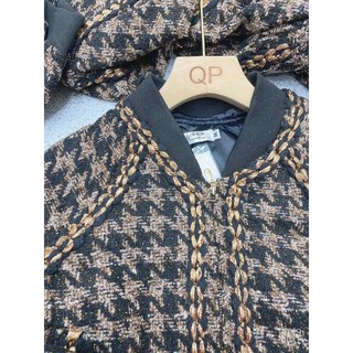 dạ tweed sang chảnh.