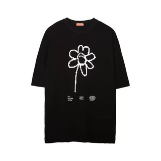 Áo thun Stee Phản quang bạc FLOWER SUPER FRESH Unisex