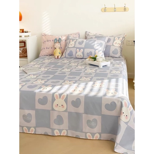 Ga Gối cotton living mặt thỏ