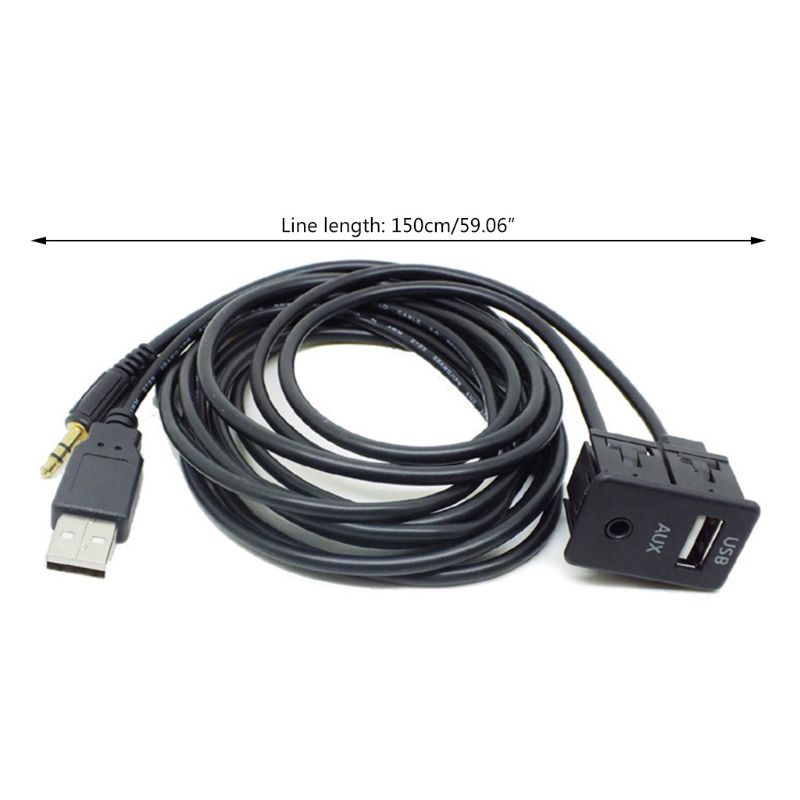 Dây Cáp Nối Dài Cổng USB Cho Bảng Điều Khiển Xe Hơi