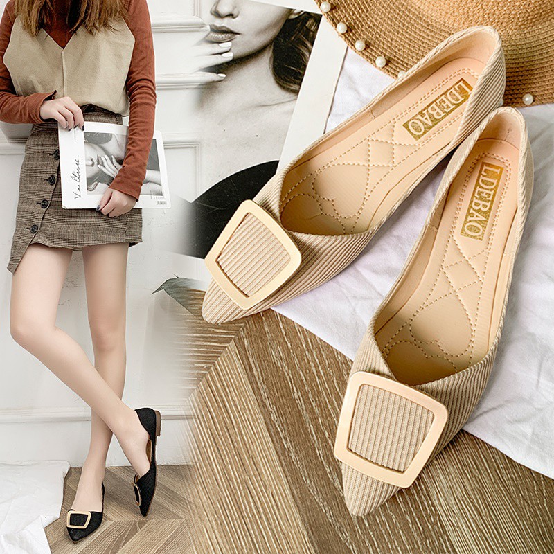 Giày Búp Bê Mũi Nhọn Xinh Xắn Dành Cho Nữ 2020 | BigBuy360 - bigbuy360.vn