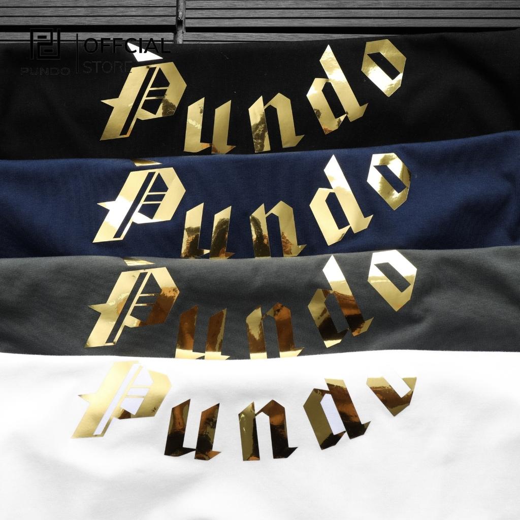 Áo thun nam unisex PUNDO tay ngắn form rộng, chất vải cotton thấm hút tốt, mịn PUNDO ATPD064