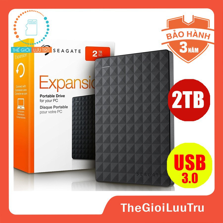 [RẺ VÔ ĐỊCH] Ổ cứng di động Seagate backup plus slim / Expansion 5TB 4TB 2TB 1TB USB 3.0 95