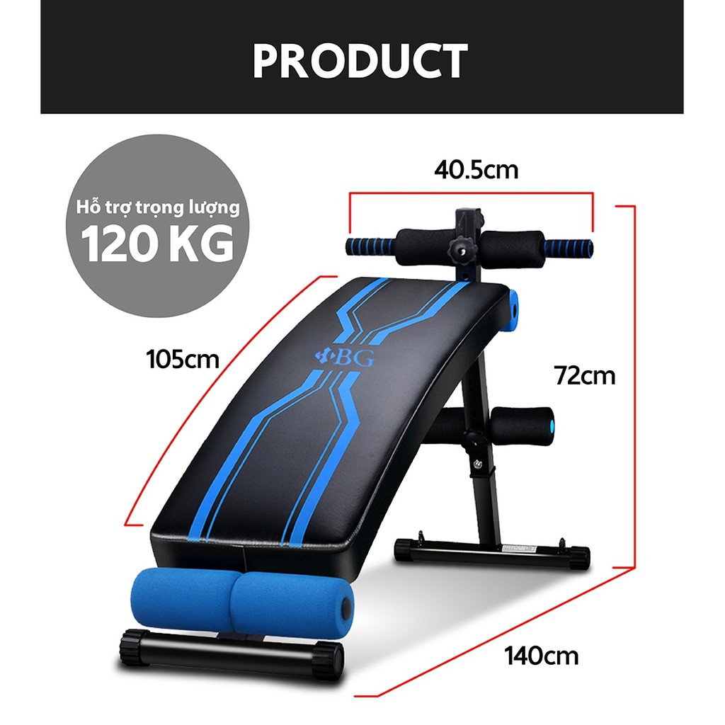 Professionall.gym19 - Ghế tập bụng cong giá rẻ bất ngờ mẫu160A 2023