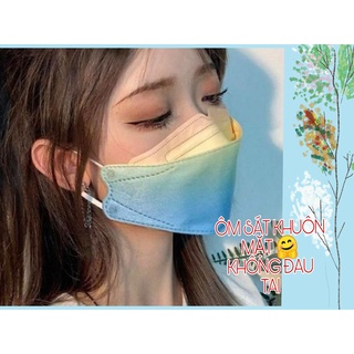 Khẩu trang hàn quốc kf94 cầu vồng