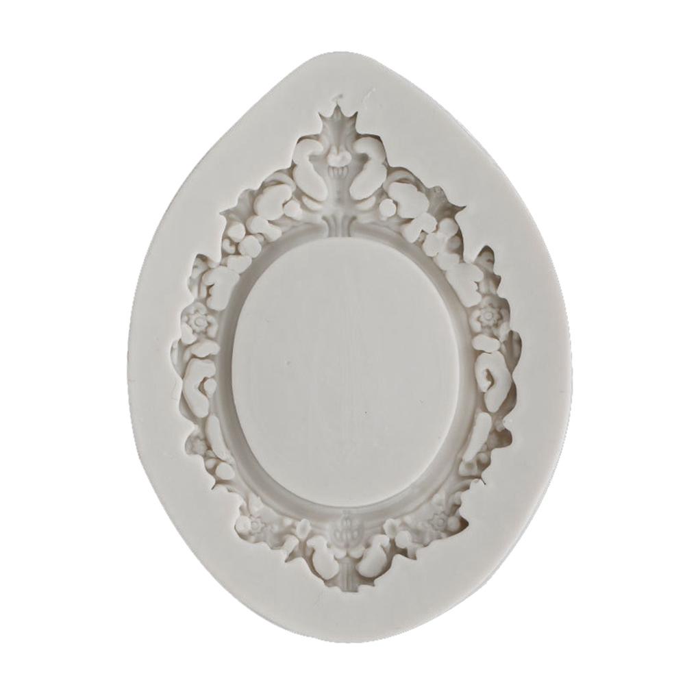 Khuôn Silicone Tạo Hình Khung Ảnh Trang Trí Bánh DIY