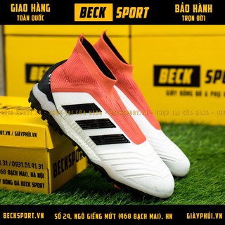 Giày Bóng Đá TQ Predator Tango 18+ Trắng Đỏ TF
