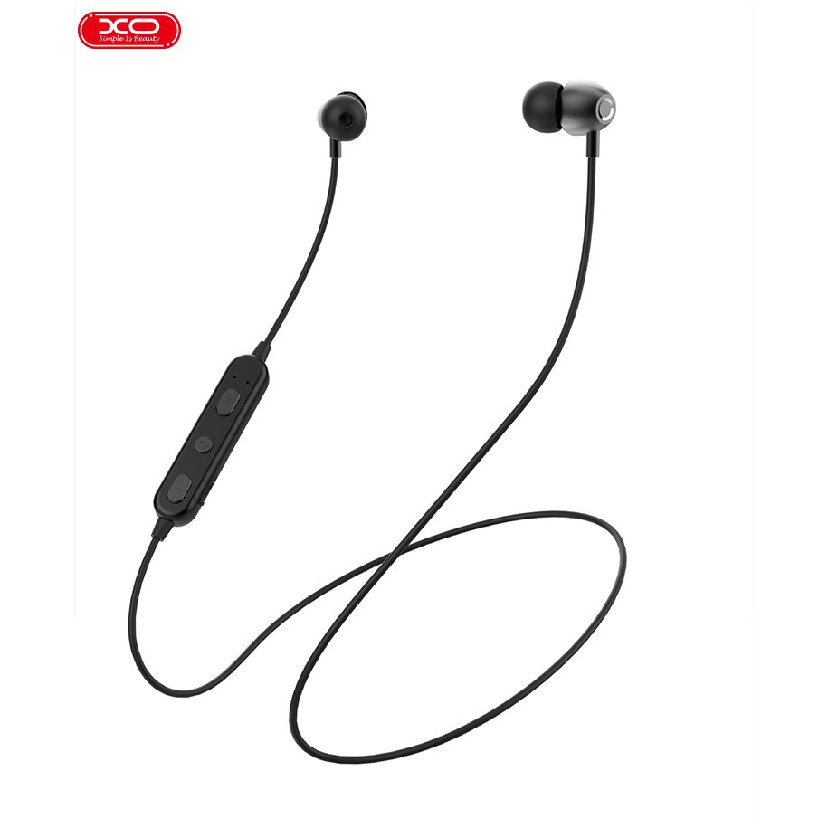 Tai nghe Bluetooth thể thao XO BS15 in ear chính hãng sport xịn rẻ đẹp âm thanh hay kết nối không dây cho ip iphone