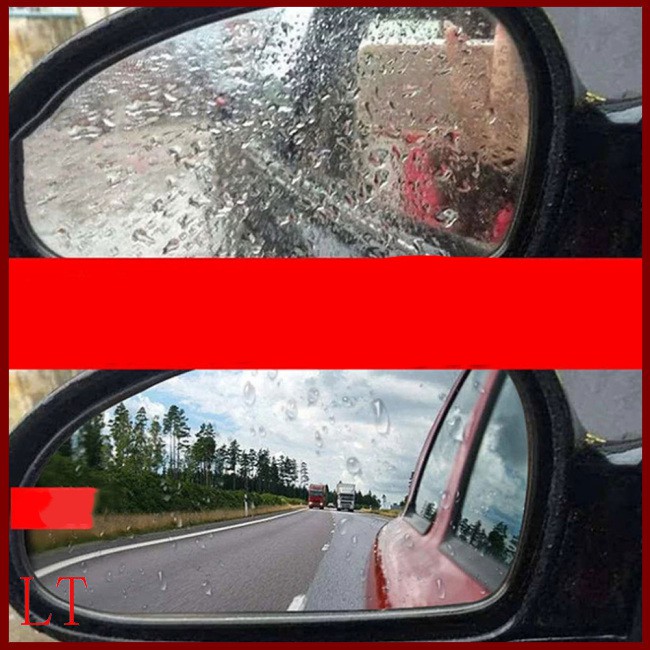 Front Windshield Rear-view Mirror Window Car Agent Anti-fog Anti-rain For  2pcs