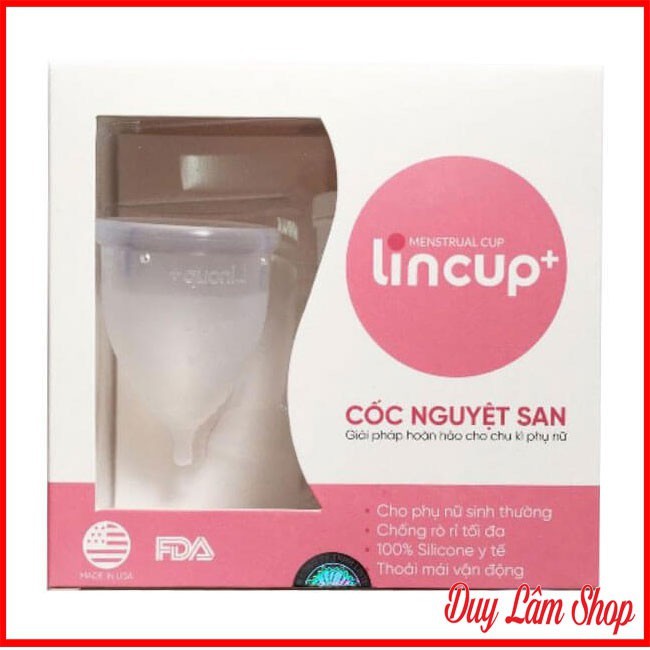 Cốc Nguyệt San Lin cup Mỹ, Chính Hãng, Mềm Mại, Chống Tràn, Thoải Mái