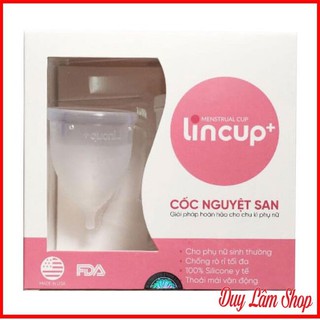 Cốc Nguyệt San Lin cup Mỹ, Chính Hãng, Mềm Mại, Chống Tràn, Thoải Mái