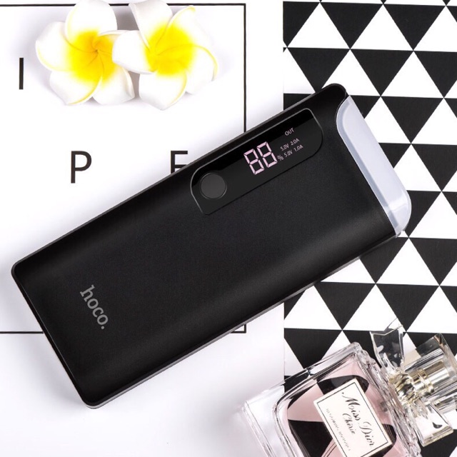 PIN SẠC DỰ PHÒNG HOCO B27 DUNG LƯỢNG 15000mAh có đèn và màn hình hiển thì