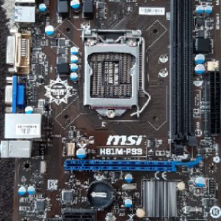 Main MSI H81M P33 MỚI NHƯ HÌNH