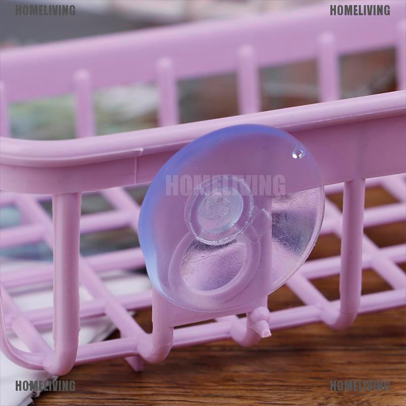 Giá Đựng Xốp Rửa Chén Hai Giác Hút Đôi Tiện Dụng