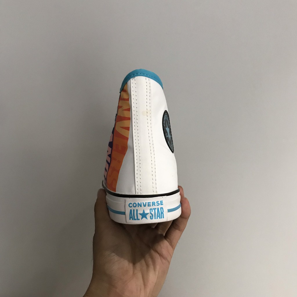 Giày Converse classic trắng boardies cổ cao