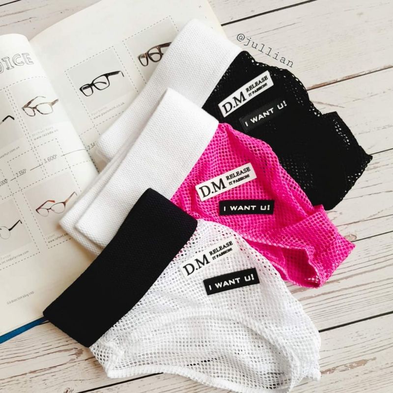Quần lót nam tam giác lưới xuyên thấu - DM A14