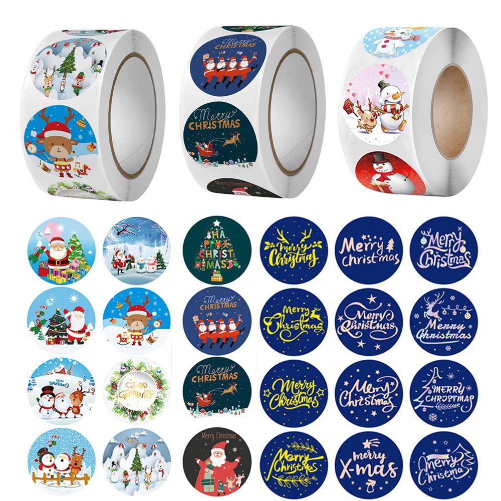 CHOOKEY Set 500 Miếng Dán Ghi Chú Trang Trí Tiệc Cưới / Giáng Sinh DIY