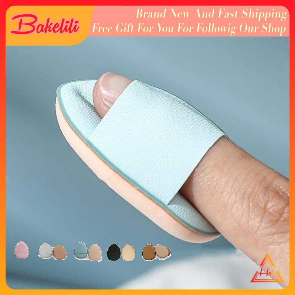 Bông mút mềm trang điểm che khuyết điểm mini đeo ngón tay Bakelili