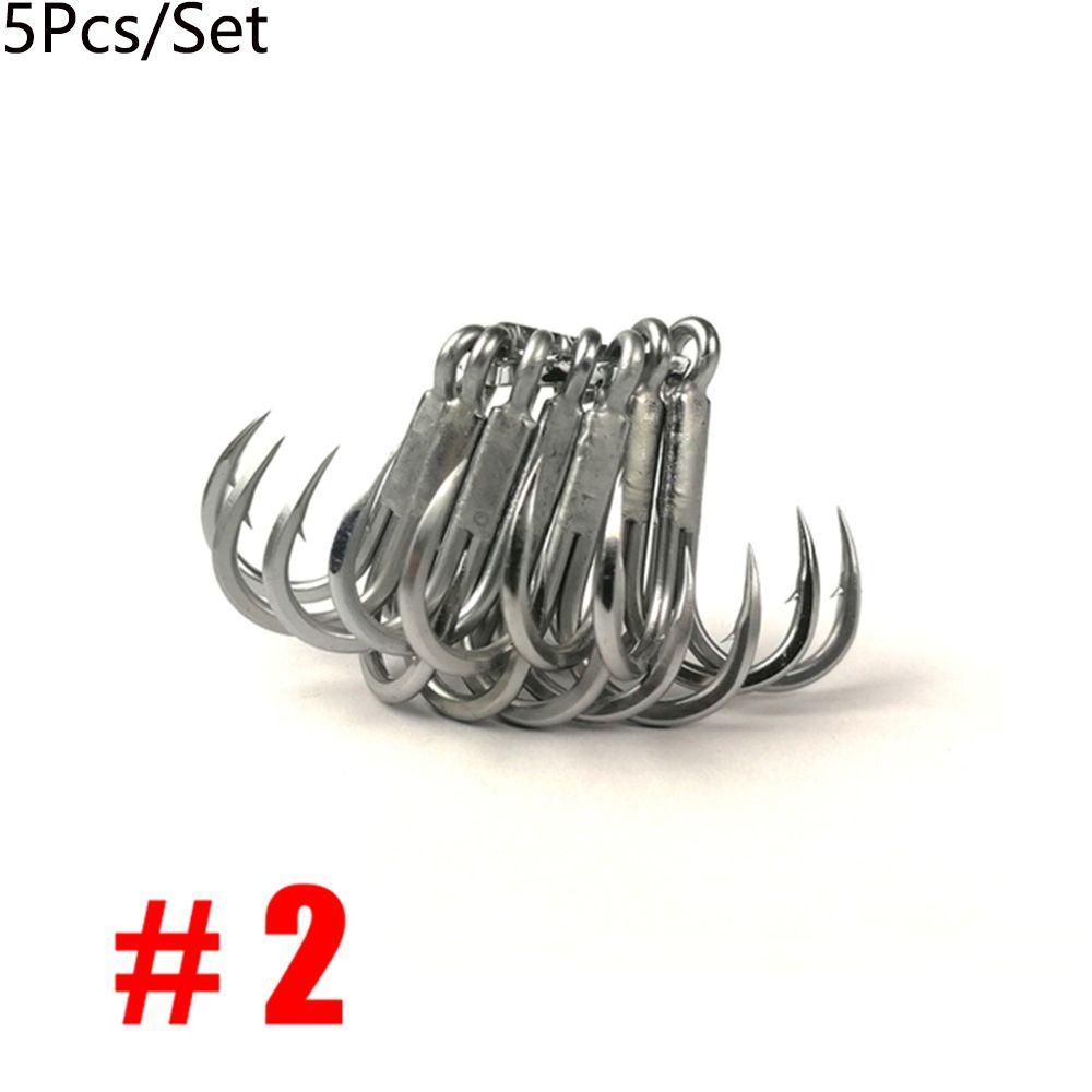 FAY Set 5 / 4 Móc Câu Cá Bằng Thép Không Gỉ