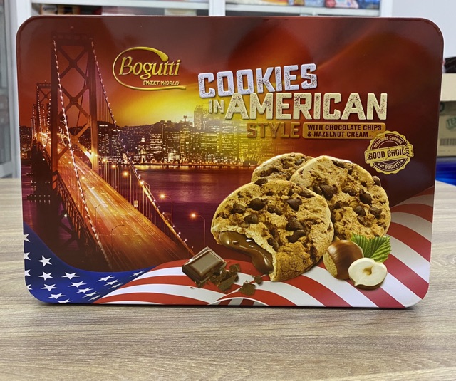 Bánh Quy Bogutti Cookies In American Style Hộp Thiếc