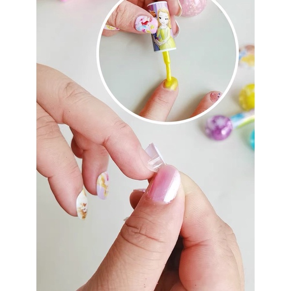 BỘ Đồ Chơi Làm Nail Làm Móng - Sơn Móng , Móng Tay Giả - Hoạt Hình Disney dành cho bé