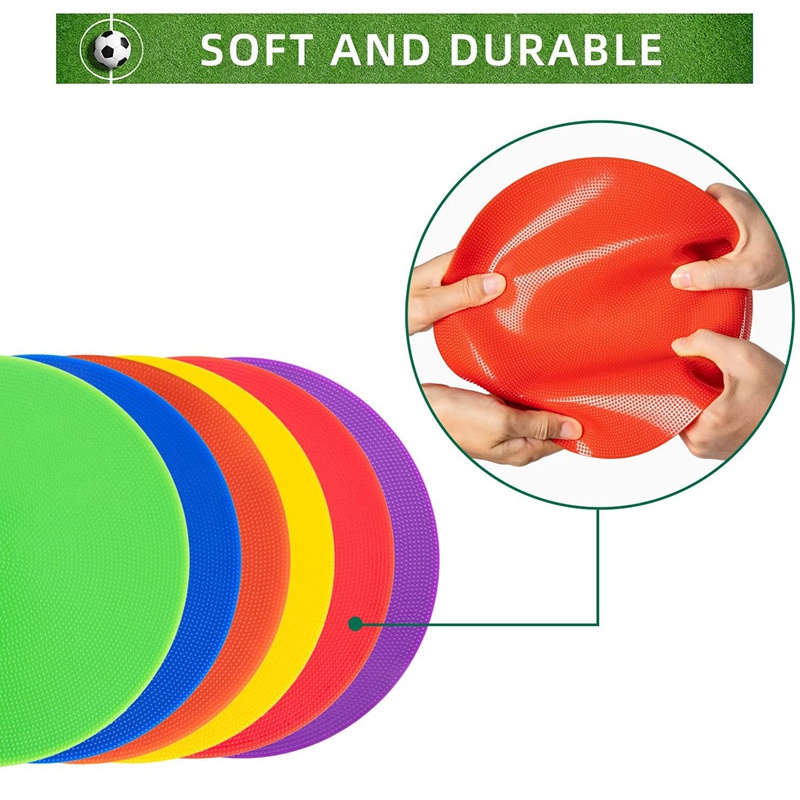 Bộ 12 Bút Màu Đánh Dấu Vị Trí Bóng Đá/Bóng Rổ/Đá Bóng Nhiều Màu Chống Trượt