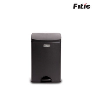 Thùng rác inox fitis sps1-903-đen-15l