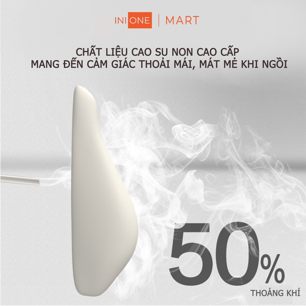 Gối Tựa Lưng Tích Hợp Massage, Đệm Lưng Chống Gù, Giảm Đau Cột Sống Dùng Cho Văn Phòng ô tô - Inione Mart