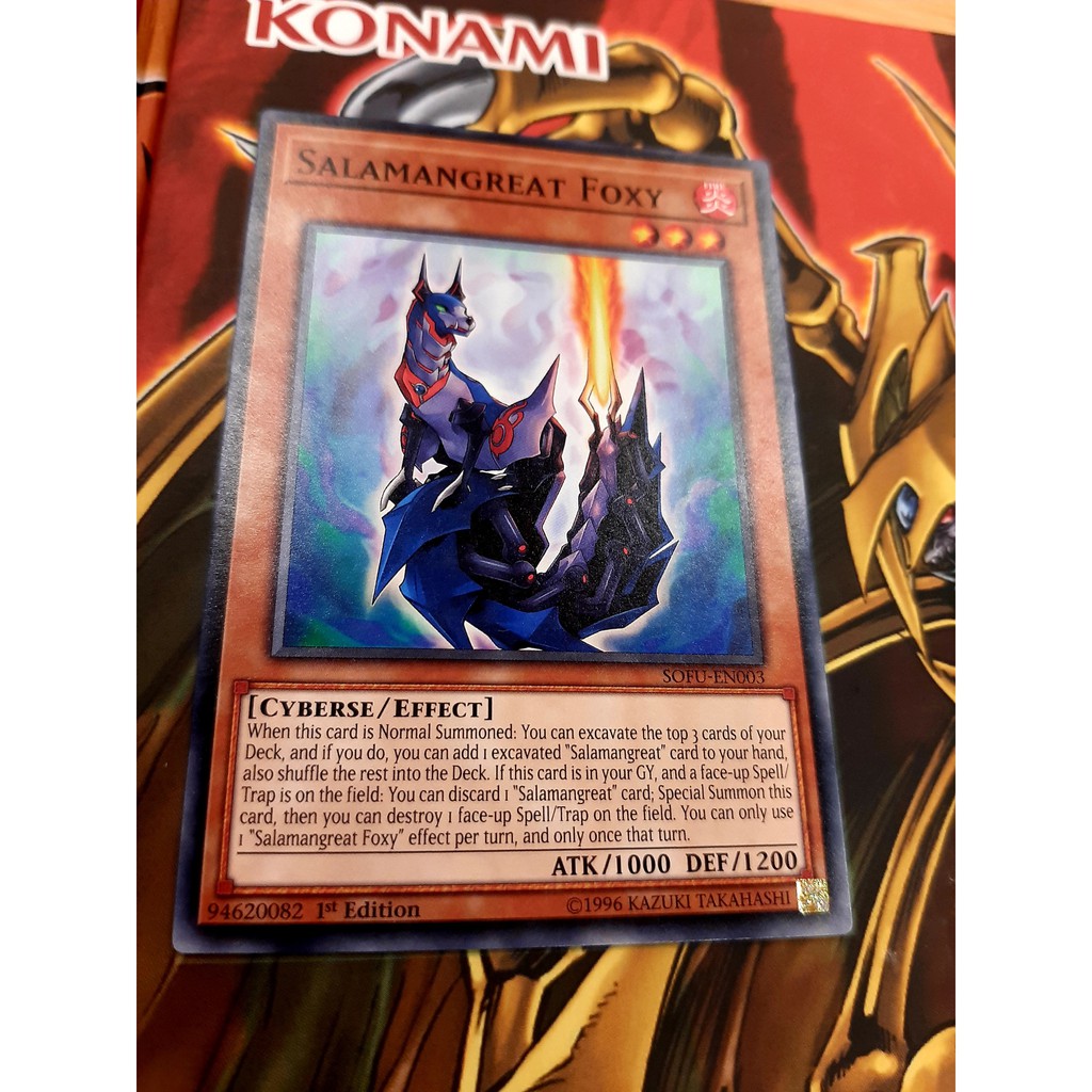 THẺ BÀI YUGIOH  Salamangreat Foxy