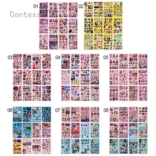 Set 12 tấm sticker bts blackpink exo got7 twice nct enhypen straykids dán trang trí ván trượt