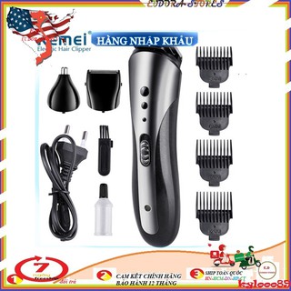 Tông Đơ KEMEI 1407, Cắt Tóc Kiêm Cạo Râu,Tỉa Lông Mũi, Máy Cạo  Râu 3 IN 1