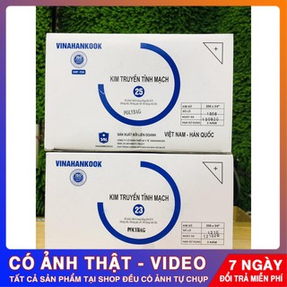 [Hàng Loại 1]_ Kim Truyền Tĩnh Mạch 23G , 25G Vinahankook Kim Lấy Máu Y Tế