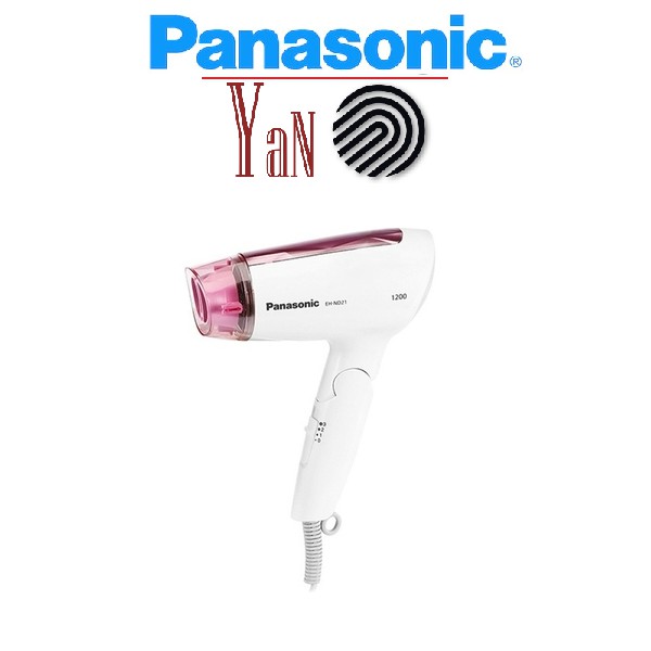 Máy sấy tóc gấp gọn bảo vệ tóc có sấy mát Panasonic EH-ND21-P645 1200W màu trắng tím - Hàng chính hãng