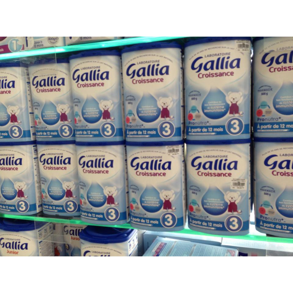 [Nội địa Pháp]  Sữa GALLIA Calisma Croissance Số 3 - 900 gr