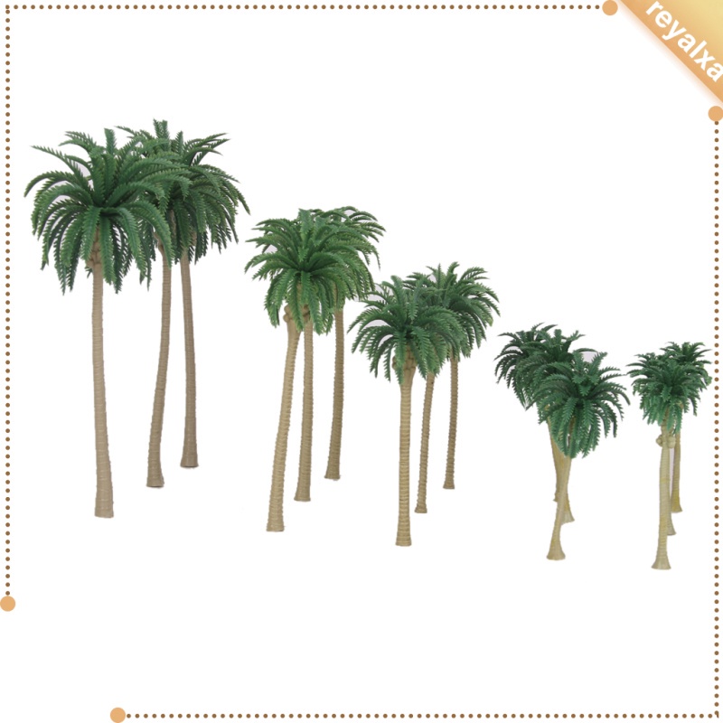 Set 15 Mô Hình Cây Dừa Trang Trí