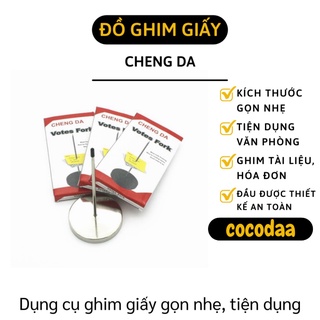 Cây Ghim Giấy, Hóa Đơn - Dụng Cụ Cọc Ghim Cắm Bill, Giấy, Hóa Đơn Cheng Da 8237 [FREESHIP]