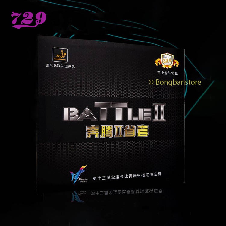 Mặt vợt bóng bàn  729 Battle 2 Lót cam chính hãng