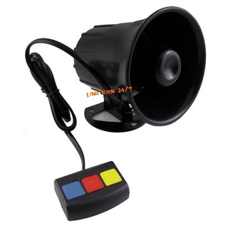 Còi Hú 3 Chế Độ Còi Báo Động Xe Ưu Tiên (Loại Xịn)