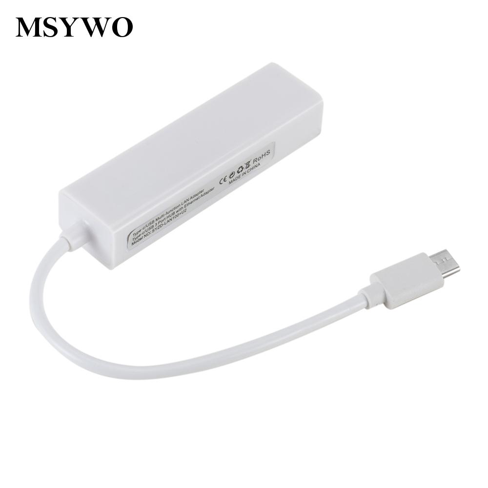 Cáp Kết Nối 3 Cổng Usb Type-c Sang Rj45 Cho Macbook Pro