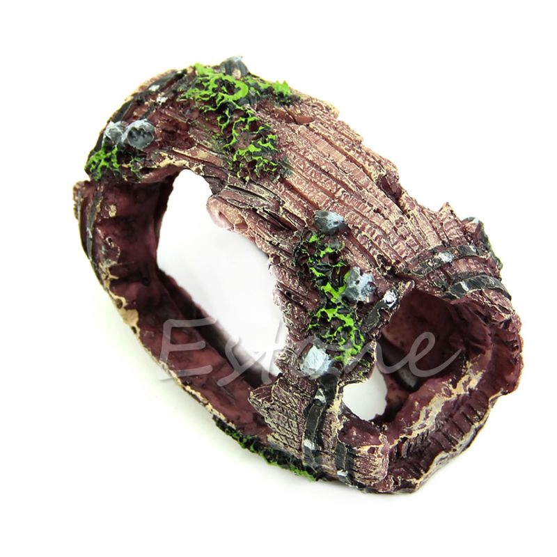 Aquarium Rockery Ornament Fish Tank Hiding Cave Mountain Landscape Decoration