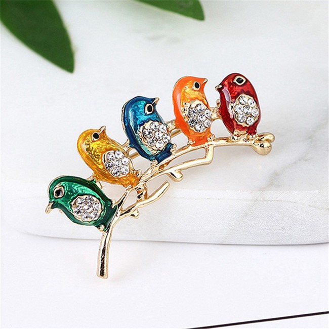 Trâm cài thiết kế hình chú chim gợi cảm