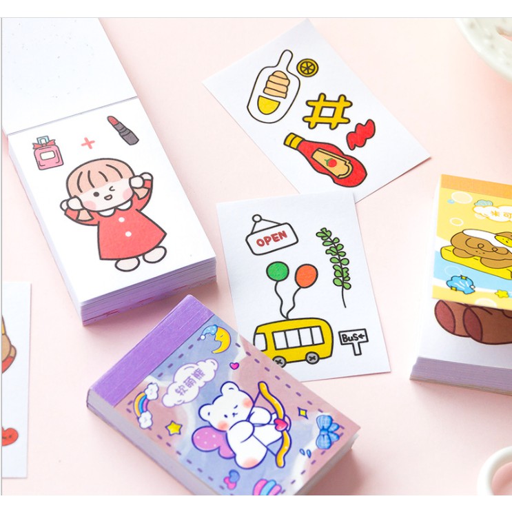 Sticker Washi dạng sổ tay mini