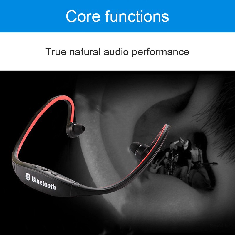 Tai nghe bluetooth thể thao có khe thẻ nhớ