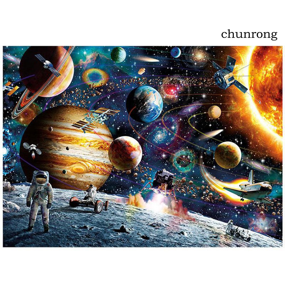 Bộ Xếp Hình 1000 Mảnh Hình Hành Tinh Vũ Trụ Cho Trẻ Em Và Người Lớn