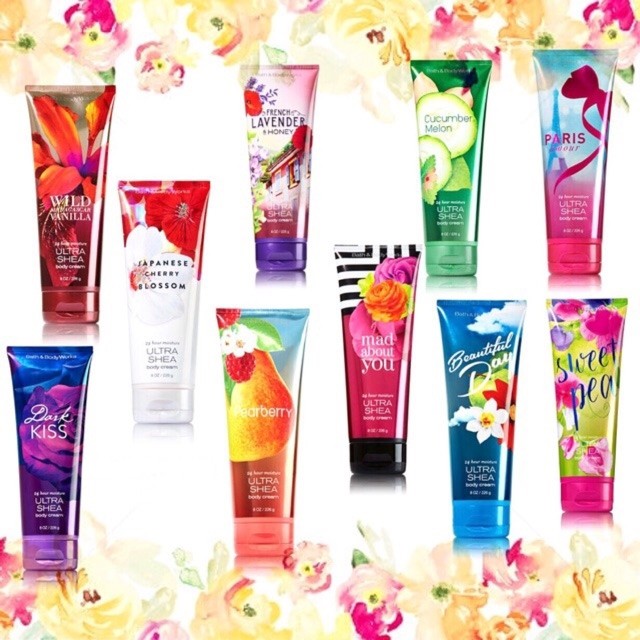 Nhiều Mùi | Kem Dưỡng Thể Mịn Da Tăng Cường Dưỡng Chất Bath & Body Works Body Cream