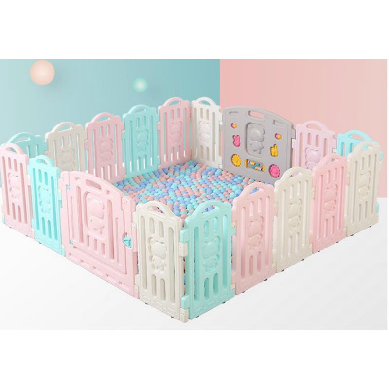 QUÂY BÓNG GẤP GỌN - QUÂY BÓNG CHO BÉ GẤP GỌN - HÌNH BÒ SỮA TẶNG KÈM THẢM VÀ 100 QUẢ BÓNG