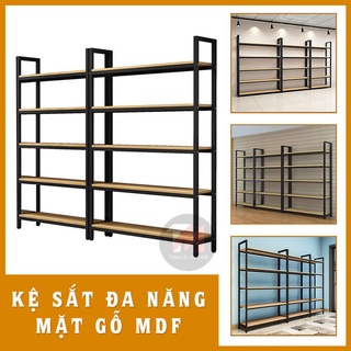 KỆ SẮT ĐỂ HÀNG XUẤT KHẨU CHÂU ÂU 5 tầng trưng bày hàng hóa và để lưu trữ kho chịu tải cao, Kệ Sắt Trưng Bày
